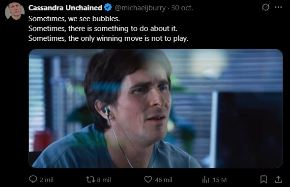 Michael Burry apuesta contra la IA