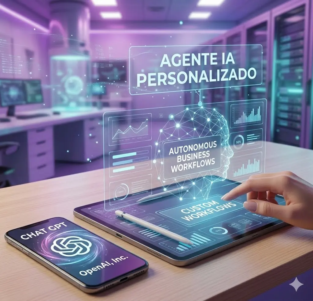 ChatGPT vs agentes de IA personalizados, diferencias reales para uso empresarial
