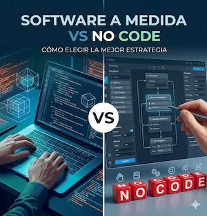 Software a medida vs no-code cuándo cada opción tiene sentido y cuándo no