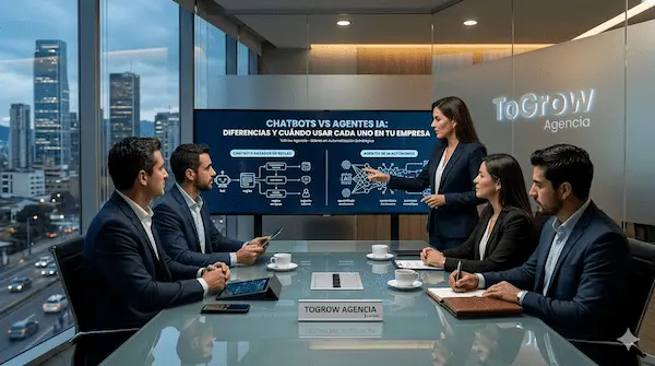 Chatbots vs agentes IA diferencias y cuándo usar cada uno en tu empresa