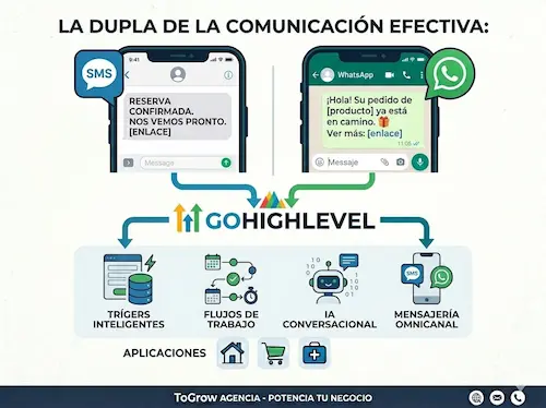 Cómo crear campañas automatizadas de SMS y WhatsApp en GoHighLevel que convierten