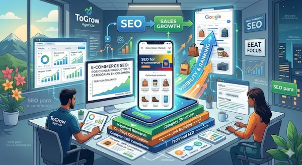 Precio SEO Colombia 2026: planes, rangos y qué exigir seo para e-commerce