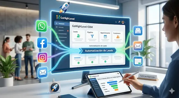 CRM en GoHighLevel Centraliza tus leads y vende más