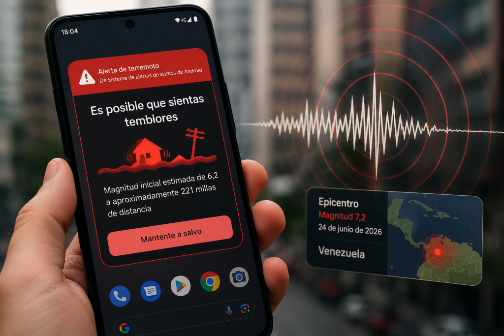 ¿Cómo funciona la alerta sísmica de Google: el sistema que avisó antes del terremoto en Venezuela? alerta sísmica de Google