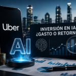 Uber advirtió sobre gasto en IA: ¿están las empresas invirtiendo demasiado sin obtener resultados?