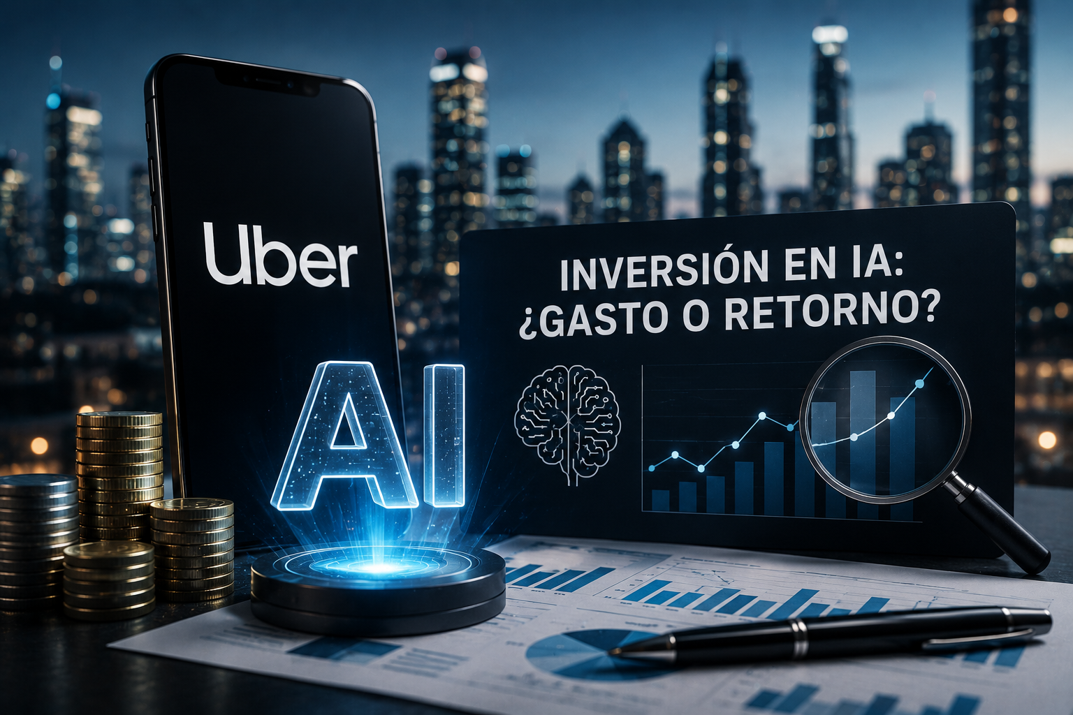 Uber advirtió sobre gasto en IA
