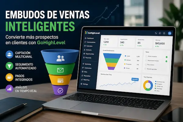 Embudos de ventas en GoHighLevel