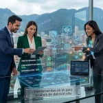 Herramientas de IA para análisis de datos en empresas de Colombia