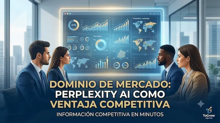 Perplexity AI para investigación de mercado información competitiva en minutos