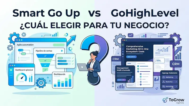 Smart Go Up vs GoHighLevel cuál es la diferencia y cuándo usar cada uno