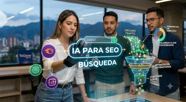 IA para SEO en Colombia 2026: herramientas que realmente funcionan y cómo usarlas Tipos de IA para SEO el impacto en colombia