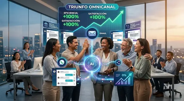 IA para atención al cliente omnicanal: unifica WhatsApp, email y redes IA para atención al cliente omnicanal: unifica WhatsApp, email y redes