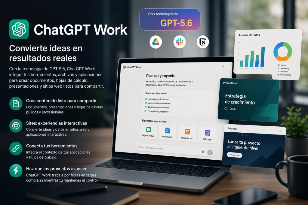 Chat GPT Work: el nuevo agente de IA para proyectos empresariales ambiciosos Chat GPT Work