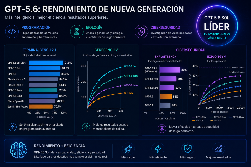 GPT-5.6: OpenAI presenta Sol, Terra y Luna, su nueva generación de modelos de inteligencia artificial GPT-5.6: OpenAI presenta Sol, Terra y Luna, su nueva generación de modelos de inteligencia artificial