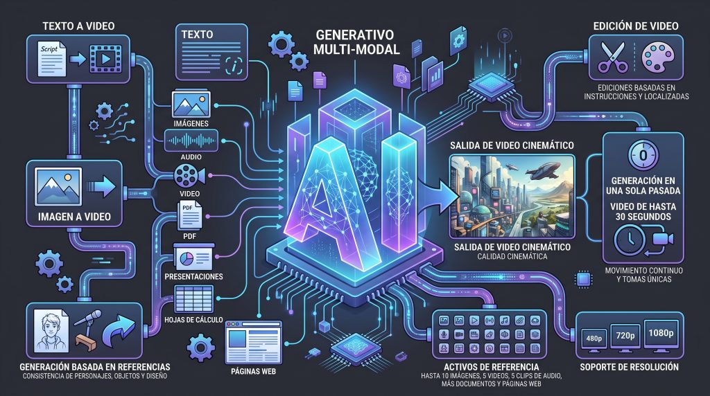 Alibaba presenta Wan 3.0: IA para crear vídeos a partir de texto, imágenes y documentos Wan 3.0