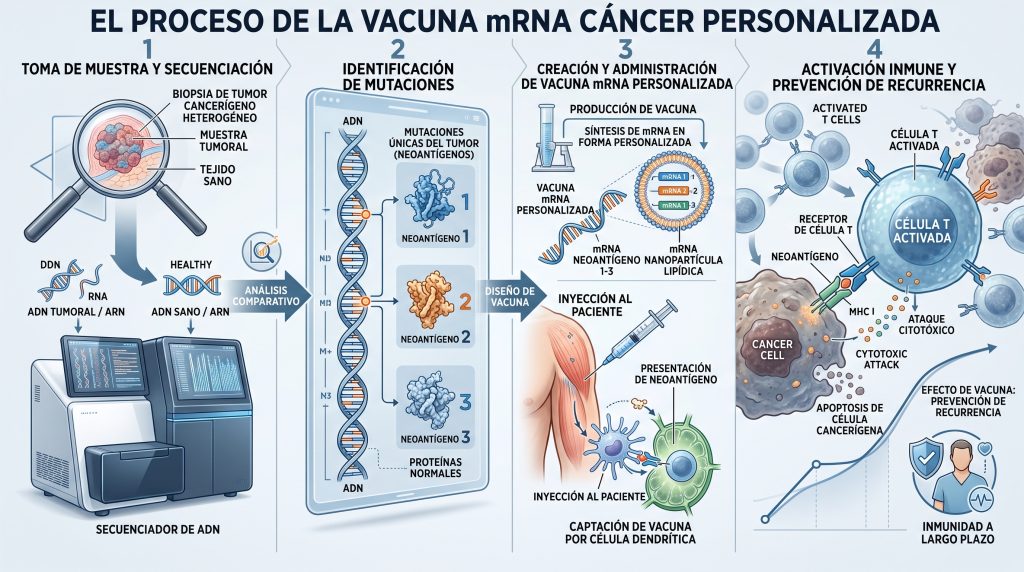 Vacuna personalizada contra el cáncer: gran avance con ARNm para tratar el melanoma Vacuna personalizada contra el cáncer