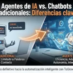 Agentes de IA para Empresas vs. Chatbots: La Diferencia que Sí Convierte