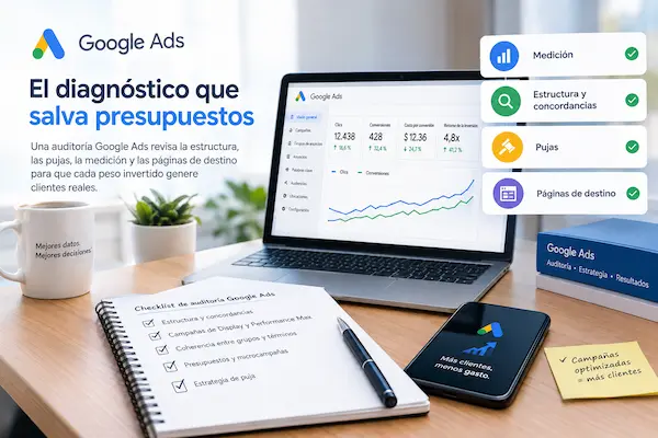 Auditoría Google Ads: checklist paso a paso 2026 auditoria google ads 3