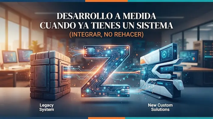 desarrollo a medida para cuando ienes un sistema