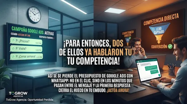Google Ads con WhatsApp: el hueco donde mueren tus leads google ads con whatsapp 2