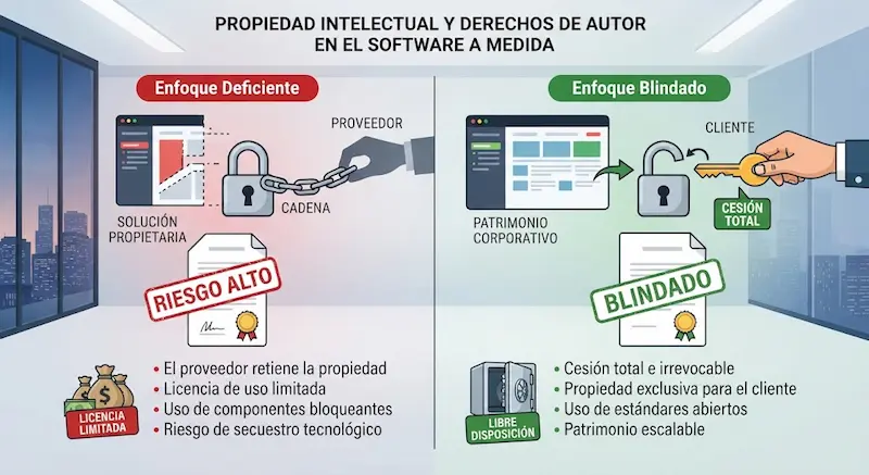 Contrato de desarrollo de software: qué incluir en 2026 contrato de desarrollo de software - seguridad
