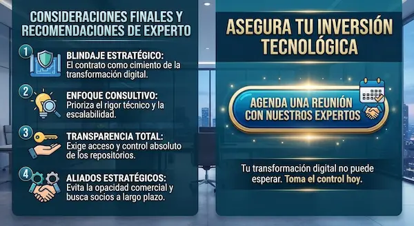 Contrato de desarrollo de software: qué incluir en 2026 Qué debe incluir un contrato de desarrollo de software