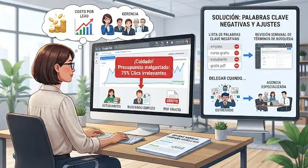 Palabras Clave Negativas Google Ads: Guía 2026 palabra clave negativa en google ads
