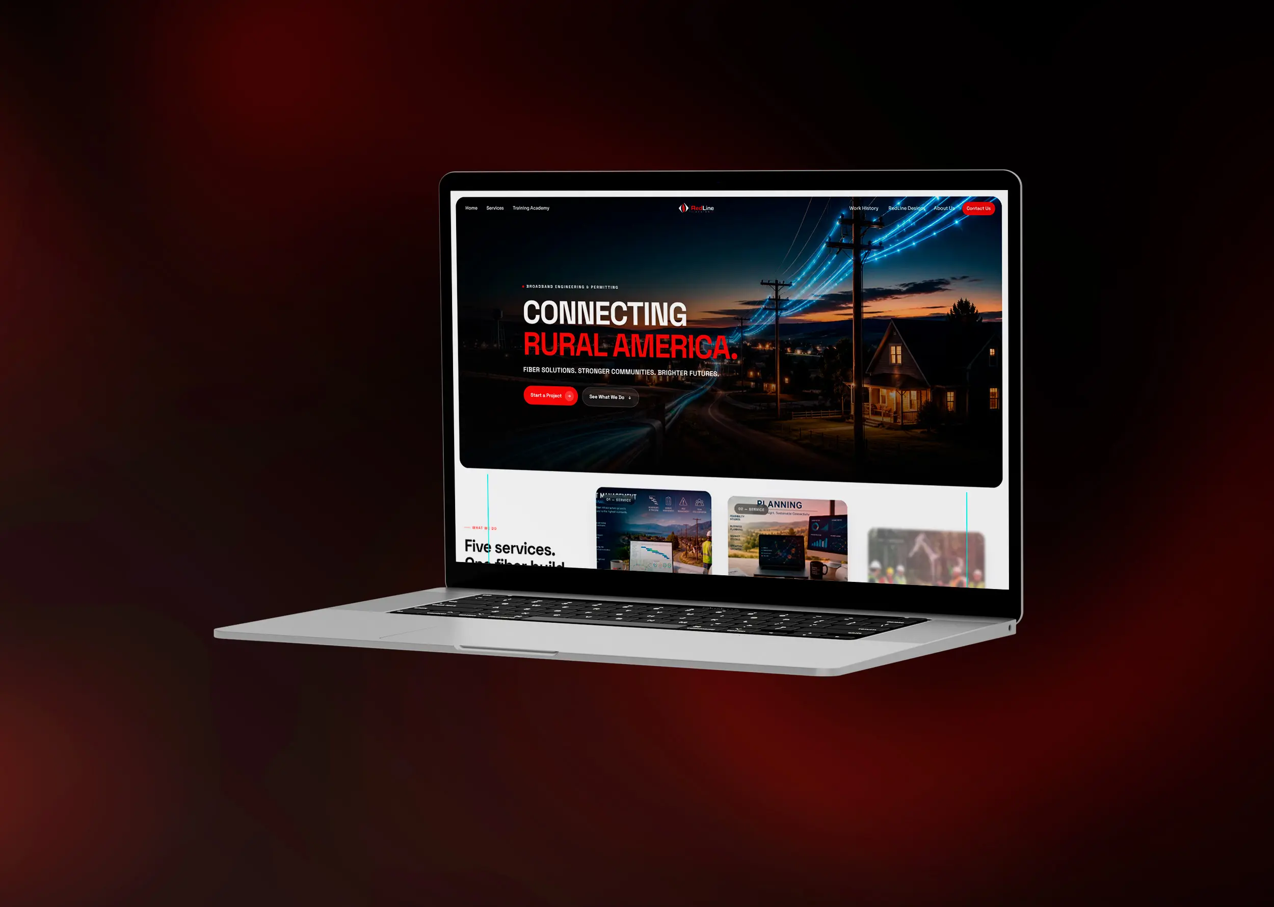 Landing Websites Ejemplo de diseño web B2B 1